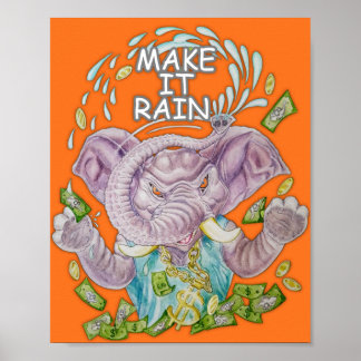 Póster de Hacer Llover Dinero
