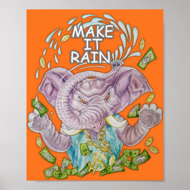 Póster de Hacer Llover Dinero (Frente)