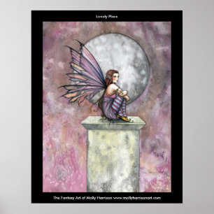 Póster de hada de lugar solitario de Molly Harriso