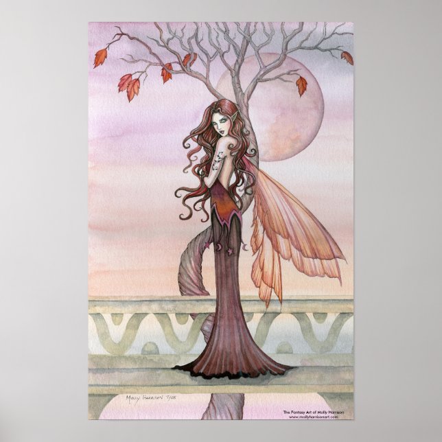 Póster de Hada de Otoño por Molly Harrison (Frente)