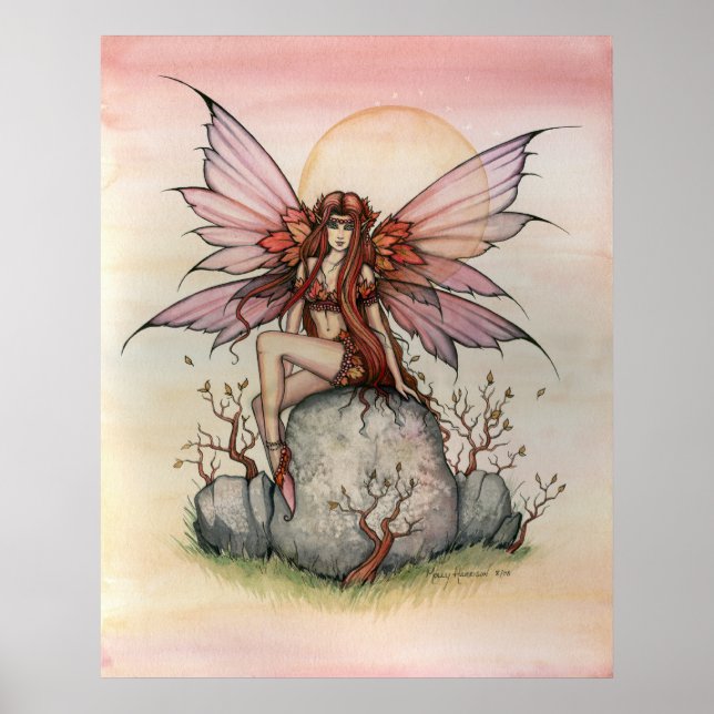 Póster de Hada de Otoño por Molly Harrison (Frente)