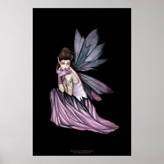 Póster de Hada Gótica Adorable de Molly Harrison (Frente)