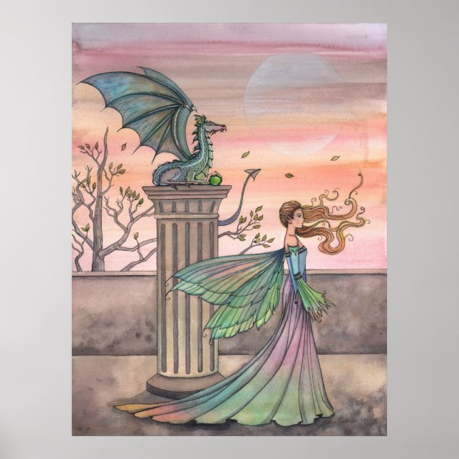 Póster de Hada y Dragón El Patio Alto (Frente)