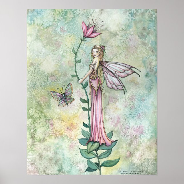 Póster de Hadas de Molly Harrison Arte Fantástico (Frente)