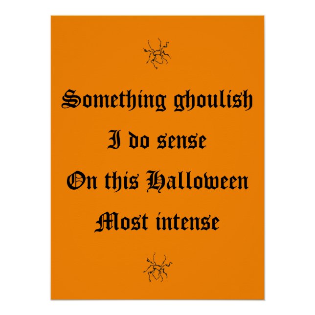 Póster de Halloween (Anverso)