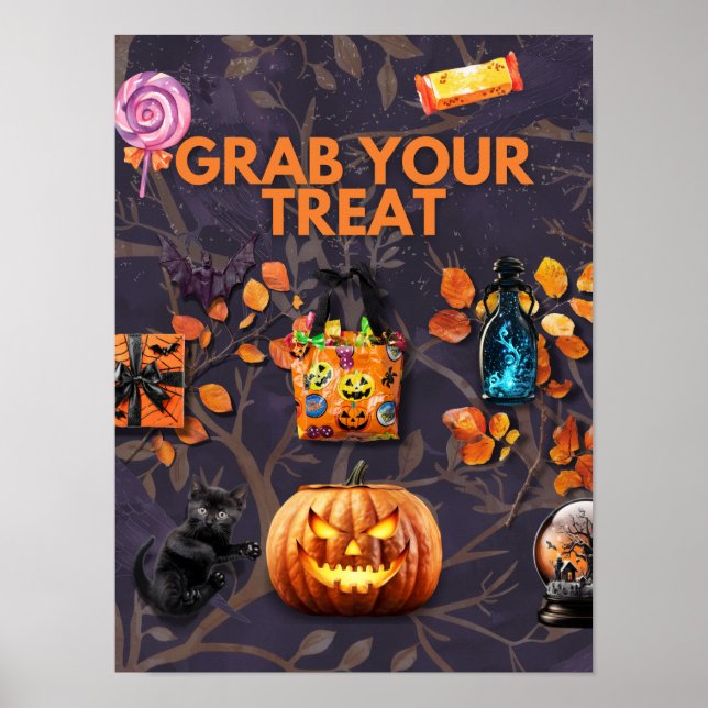 Poster de Halloween - Ideal para la decoración de  (Frente)
