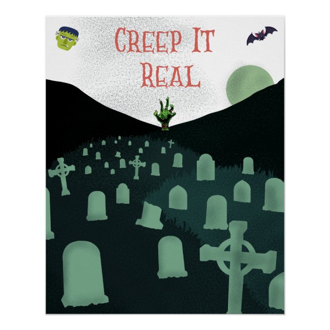 Poster de Halloween para exhibición en habitación  (Anverso)