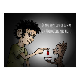 Poster de Halloween Trick o Tret