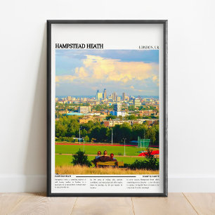 Póster de Hampstead Heath, Parliament Hill, Londre