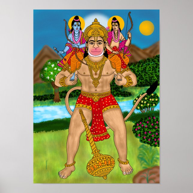 Póster de Hanuman (Frente)