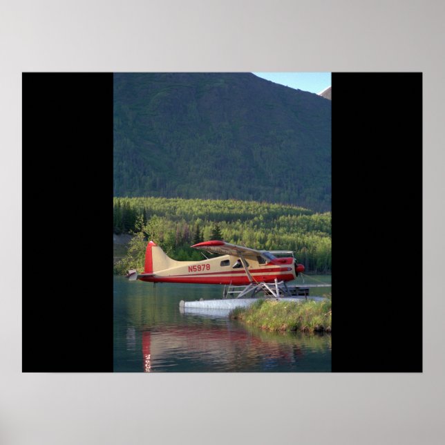 Póster De Havilland, Beaver, Aviación clásica 1951 (Frente)