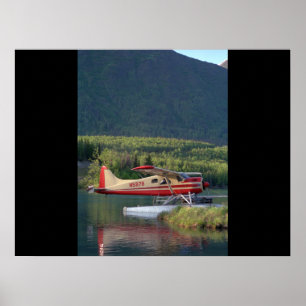 Póster De Havilland, castor, aviación 1951_Classic