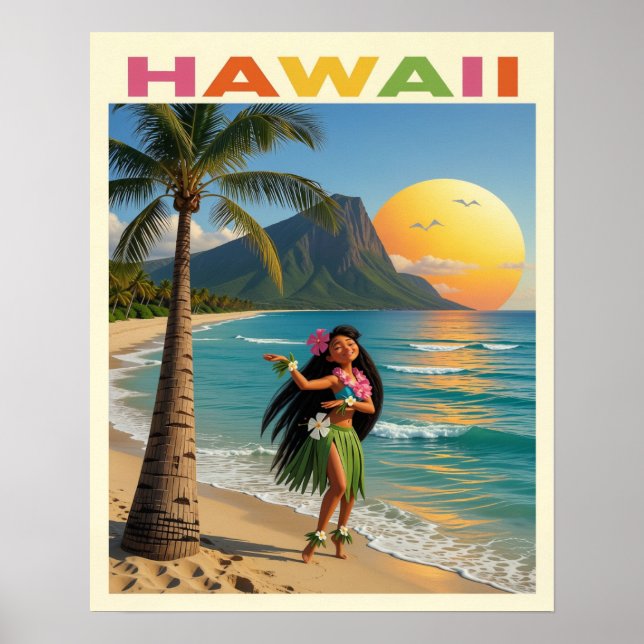 Póster de Hawái (Frente)