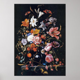 Póster de Heem Floral Vase Painting