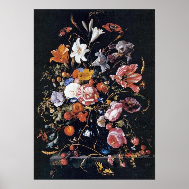 Póster de Heem Floral Vase Painting (Frente)