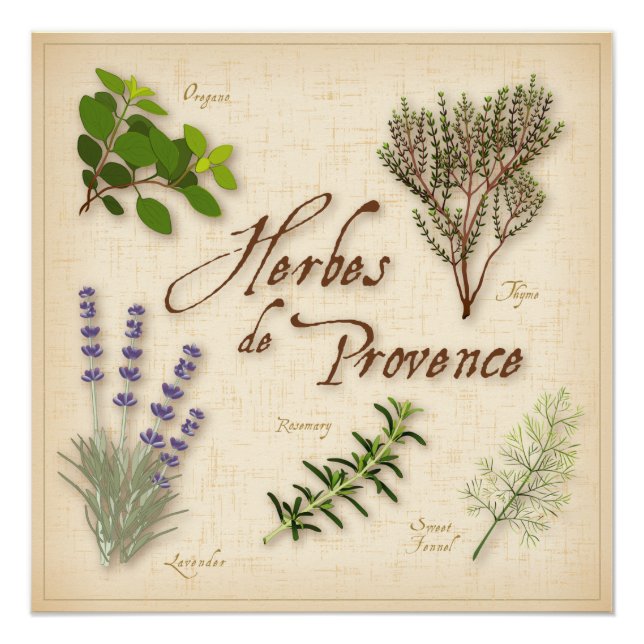 Poster de Herbes de Provence (Anverso)
