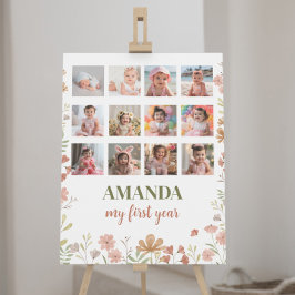 Póster de hito fotográfico del cumpleaños 12 de Wi