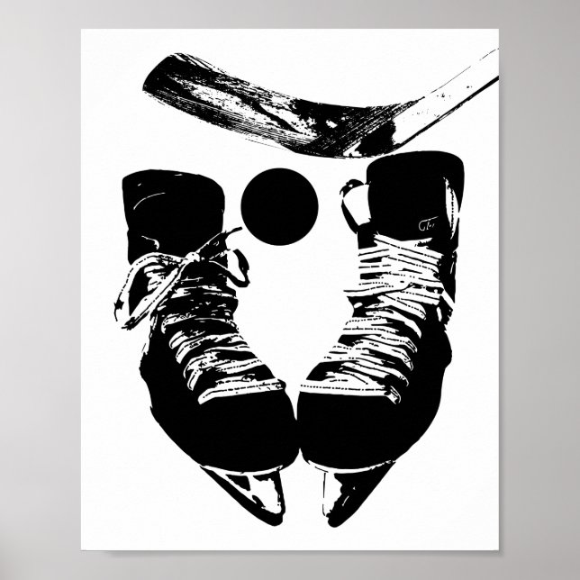 Poster de hockey sobre hielo Impresión deportiva m (Frente)