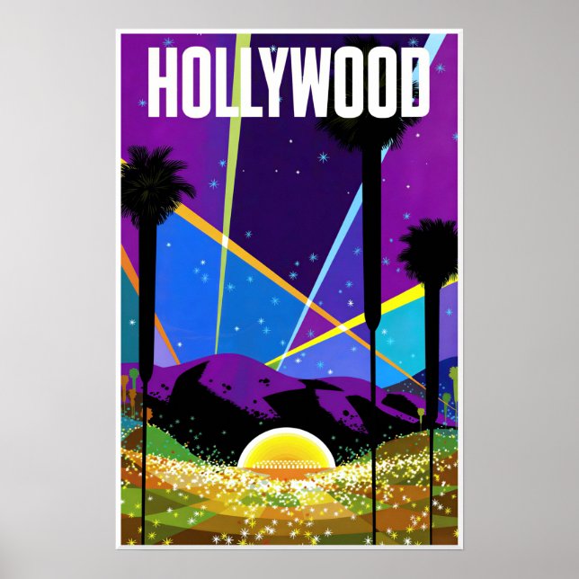 Póster de Hollywood, California (Frente)