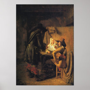 Póster De Hooch - Tric Trac Player