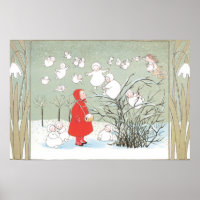 Póster de ilustración vintage de Sibylle Von Olfer