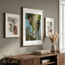 Póster de imagen de boda de pareja personalizado D