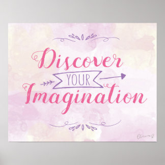 Póster de Imaginación Mágica (Rosa)