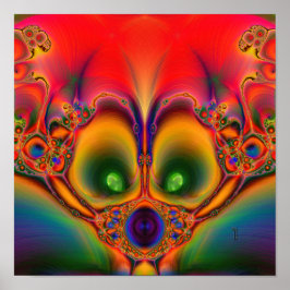 Poster de impresión artística amordazado (12" x 12