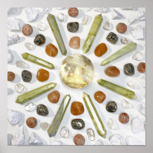 Poster de impresión Crystal Sun