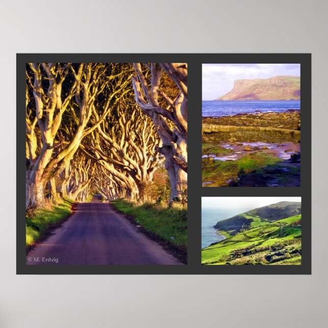 Poster de impresión de arte antrim (Frente)