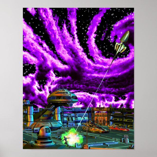 Poster de impresión de arte con ataque sorpresa (1 (Frente)