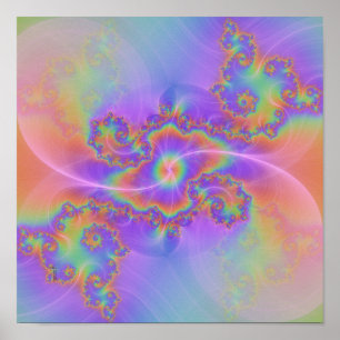 Poster de impresión de arte con barrido (12" x 12"