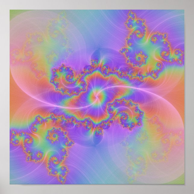 Poster de impresión de arte con barrido (12" x 12" (Frente)