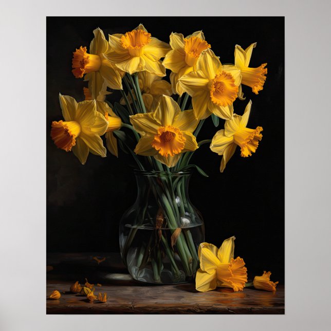 Poster de impresión de arte con flores de adobe am (Frente)