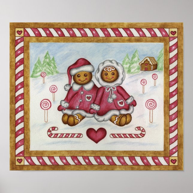 Poster de impresión de arte de Gingerbread (Frente)