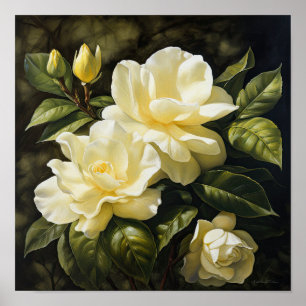 Poster de impresión de arte de las flores de Garde