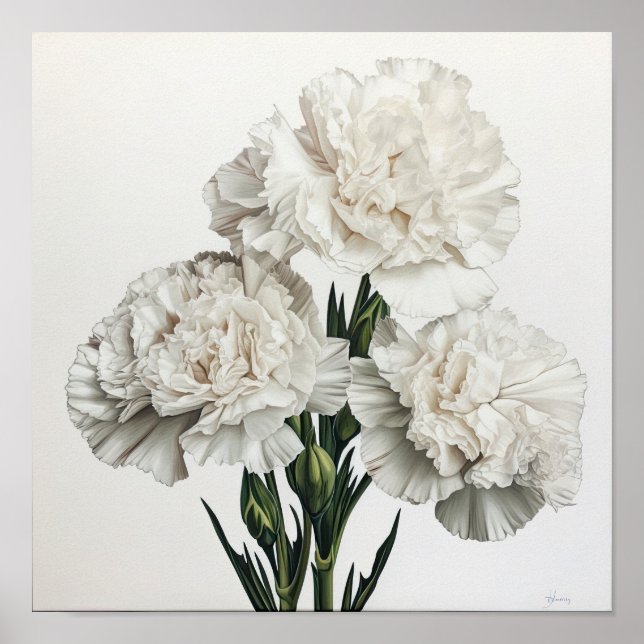 Poster de impresión de arte de las flores de los c (Frente)