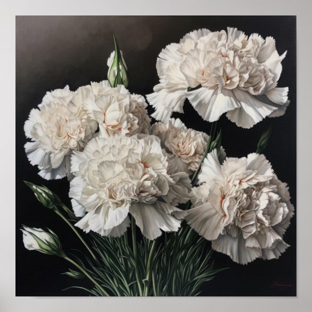 Poster de impresión de arte de las flores de los c (Frente)