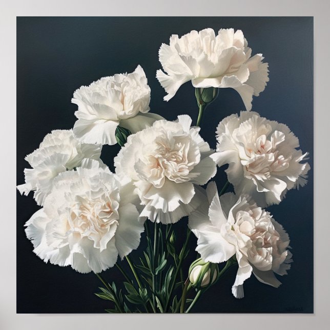 Poster de impresión de arte de las flores de los c (Frente)