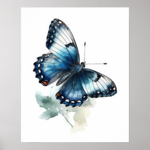 Poster de impresión de arte de mariposa en almiran