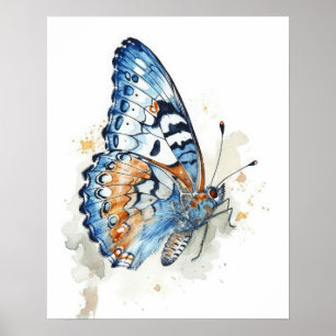 Poster de impresión de arte de mariposa en almiran