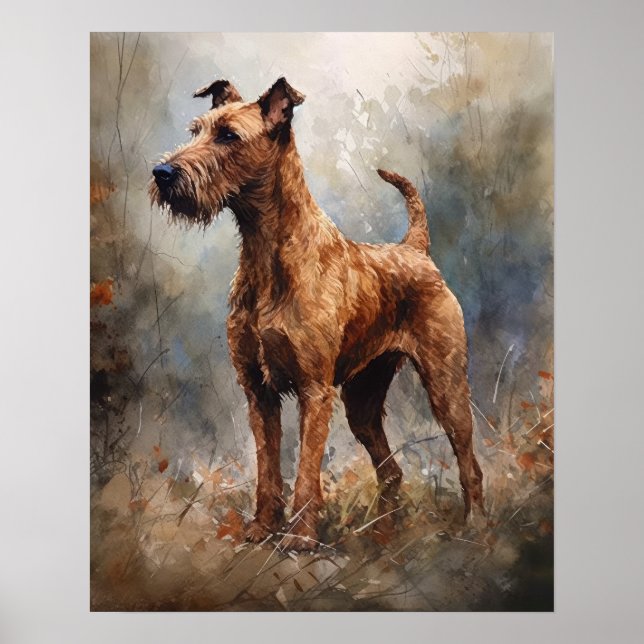 Poster de impresión de arte de perro del Territori (Frente)