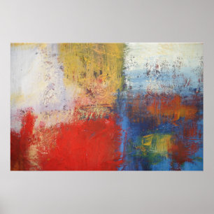 Póster de Impresión de Arte de Pintura Abstracta M