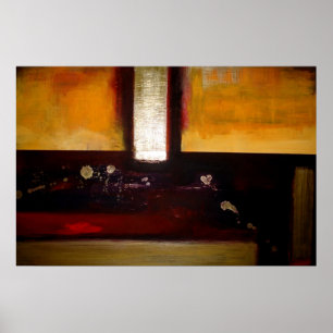 Poster de impresión de arte de rectángulos abstrac