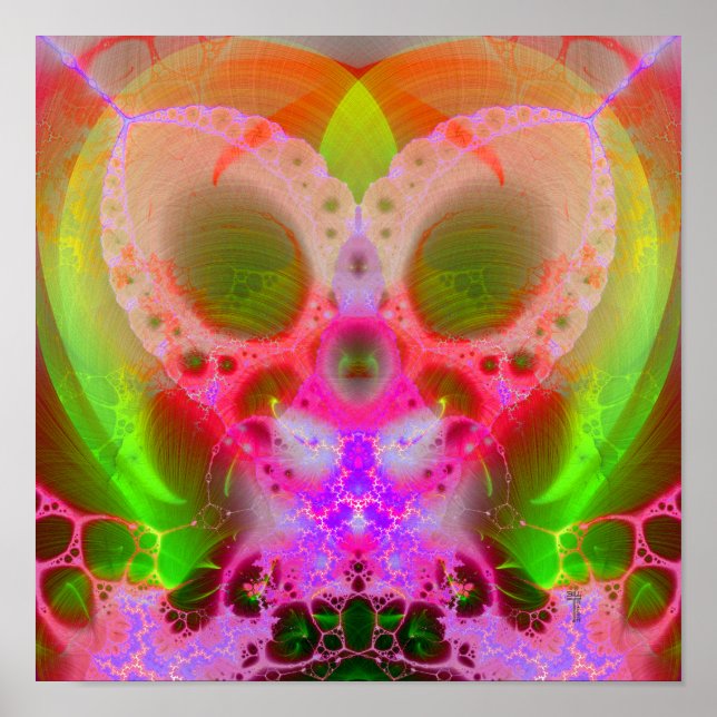 Poster de impresión de arte Mantoid Breath Var 2 ( (Frente)