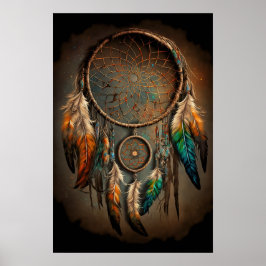 Poster de impresión de arte nativo americano Dream