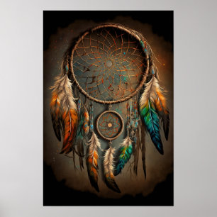 Poster de impresión de arte nativo americano Dream