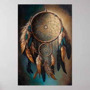 Poster de impresión de arte nativo americano Dream