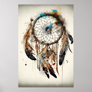 Poster de impresión de arte nativo americano Dream
