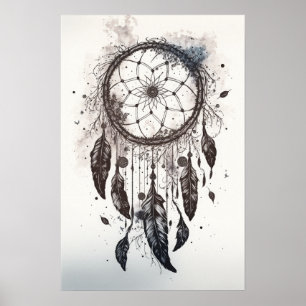 Poster de impresión de arte nativo americano Dream
